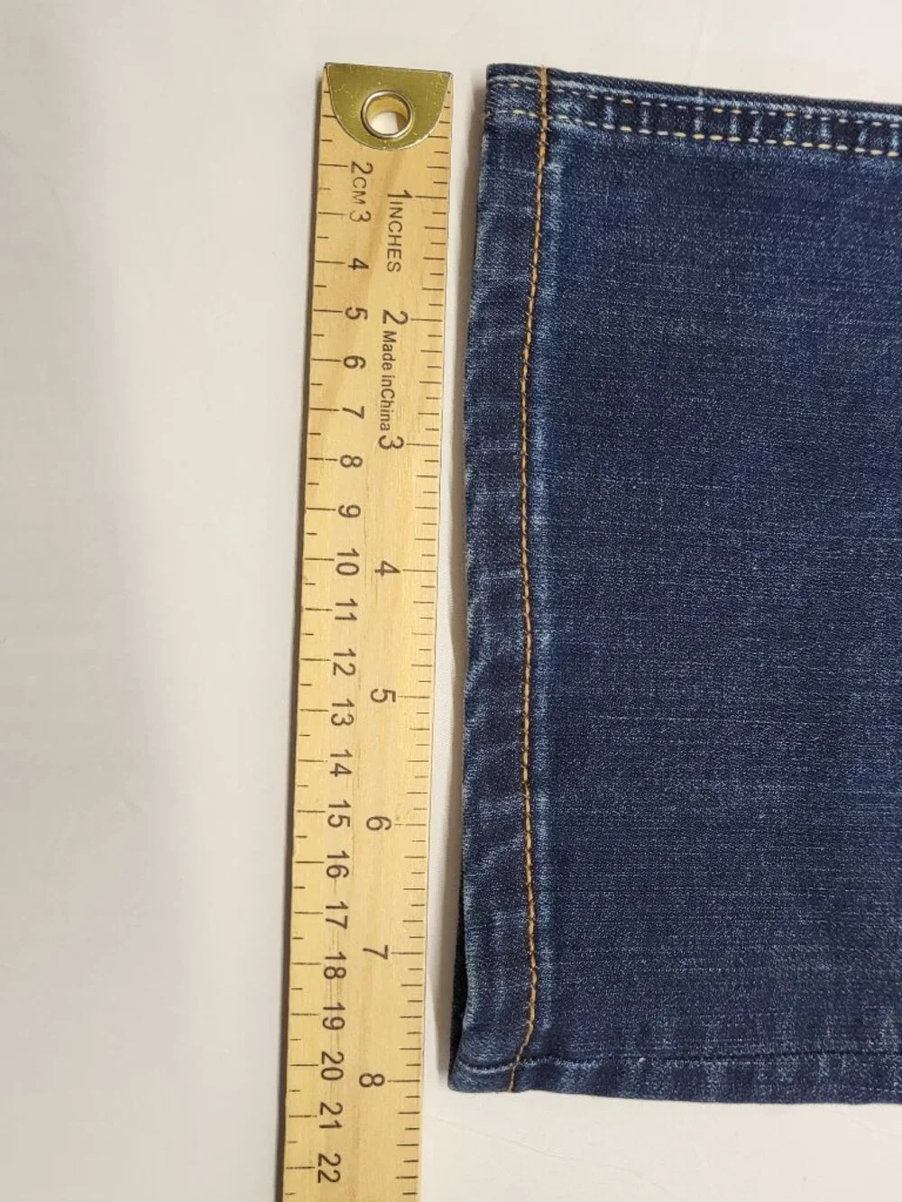 Seven7 Jeans Mens 38 X 32 Slim Straight Fit Premium Denim Pants Blue